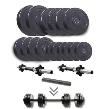 Набор гантели Elitum Titan 59кг с переходником