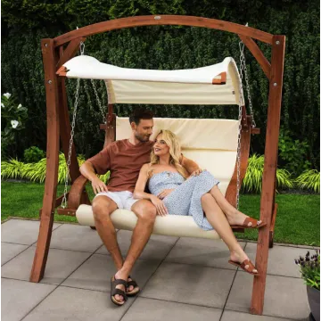 Садовые качели Di Volio Pergia двухместная бежевый