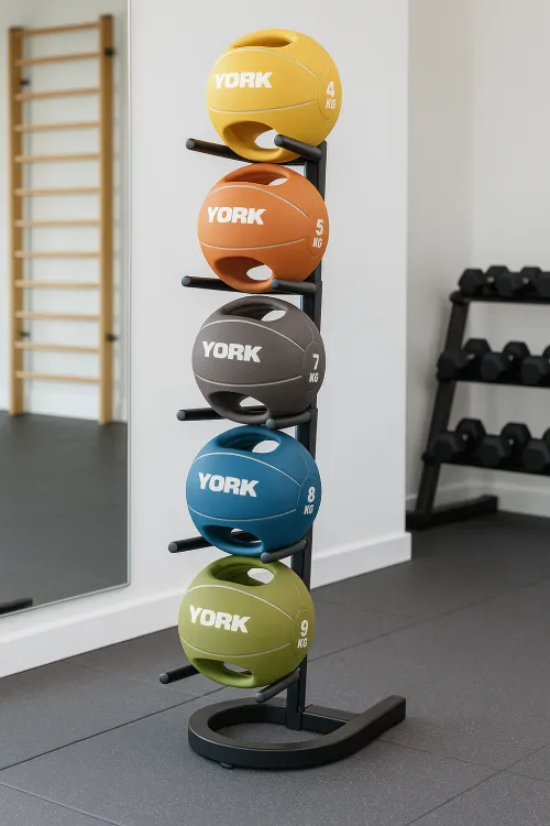 Переваги медичного м'яча York Fitness: